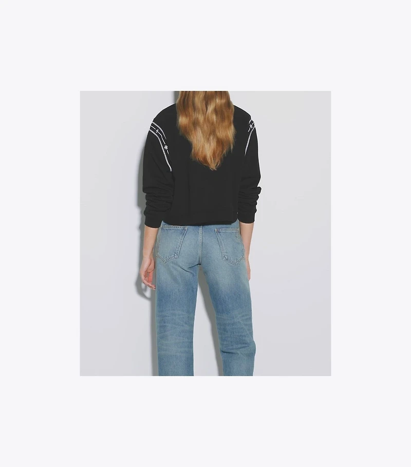 Embroidered French Terry Sweatshirt
