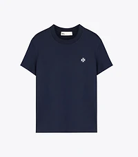 Embroidered Logo Cotton T-Shirt