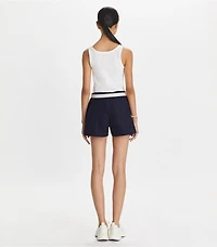 Embroidered Logo Nylon Short