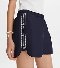Embroidered Logo Nylon Short