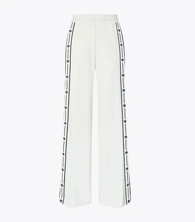 Embroidered Logo Nylon Track Pant