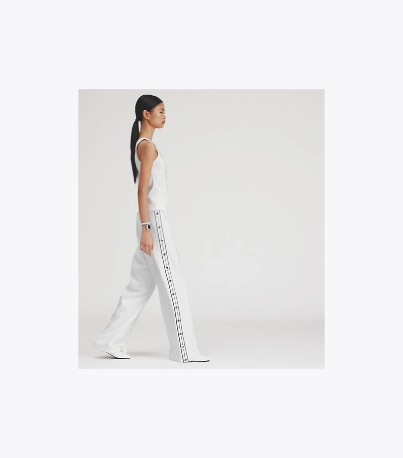 Embroidered Logo Nylon Track Pant