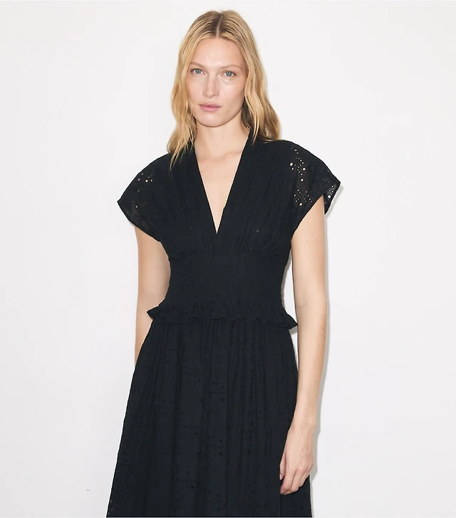redding floral mini dress Simkhai Lydia Buttercream Floral Jacquard Mini Dress