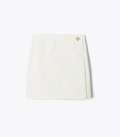 Faux Crinkle Leather Skirt