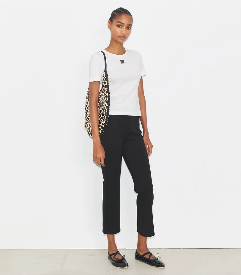 Flared Cropped Compression Pant