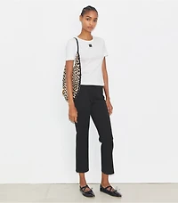 Flared Cropped Compression Pant