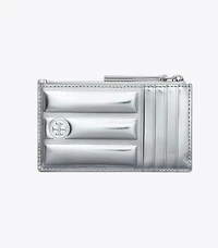 Fleming Metallic Square Quilt Zip Card Case