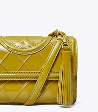 Fleming Patent Pintuck Small Convertible Shoulder Bag