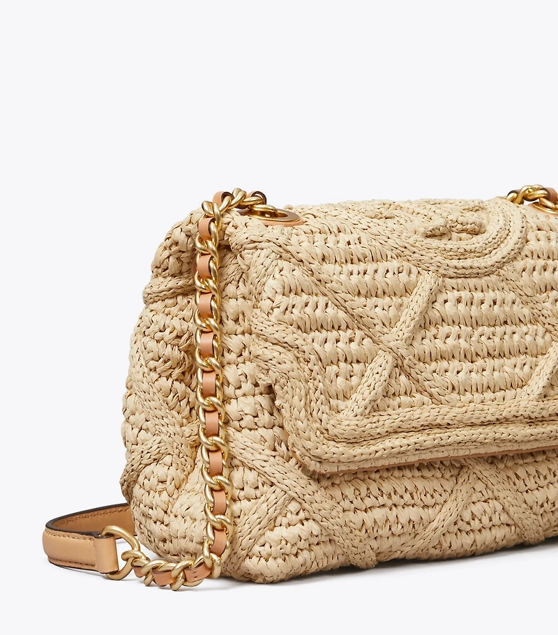 Fleming Soft Straw Small Convertible Shoulder Bag