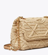 Fleming Soft Straw Small Convertible Shoulder Bag