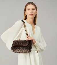 Fleming Soft Velvet Small Convertible Shoulder Bag