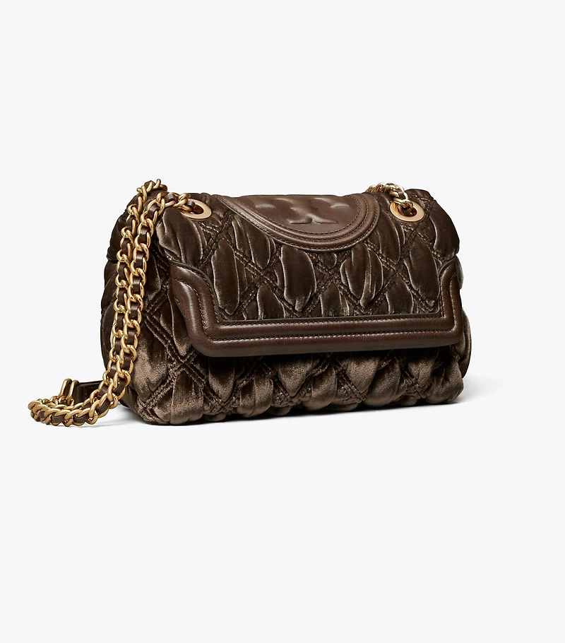 Fleming Soft Velvet Small Convertible Shoulder Bag