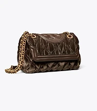 Fleming Soft Velvet Small Convertible Shoulder Bag