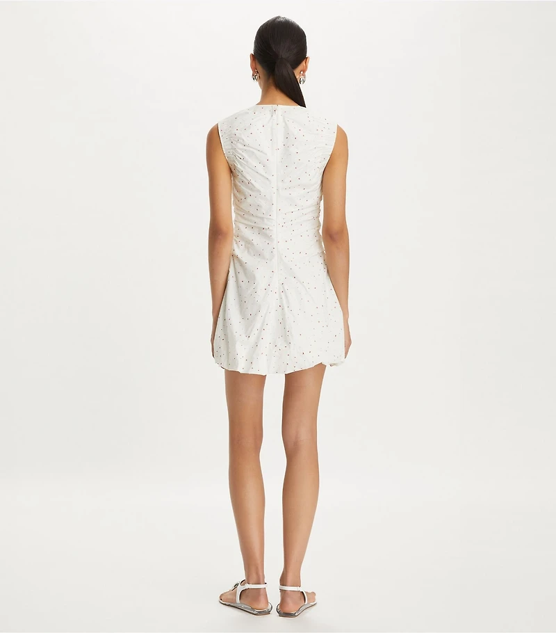 Floral Cotton Poplin Dress