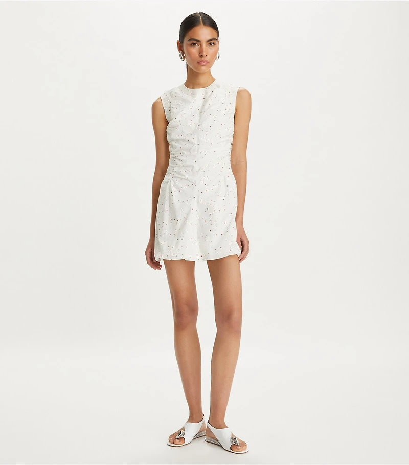 Floral Cotton Poplin Dress