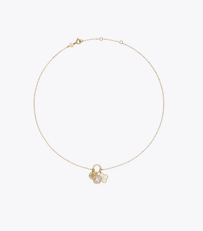 Forget Me Not Charm Pendant Necklace