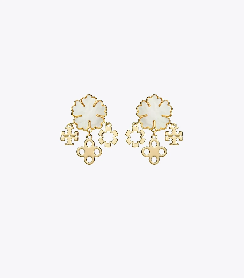 Forget Me Not Cluster Earrings