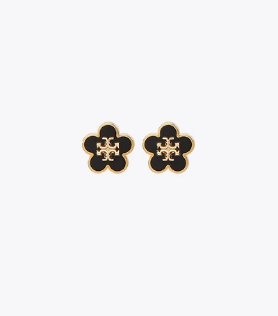 Forget Me Not Enamel Stud Earrings
