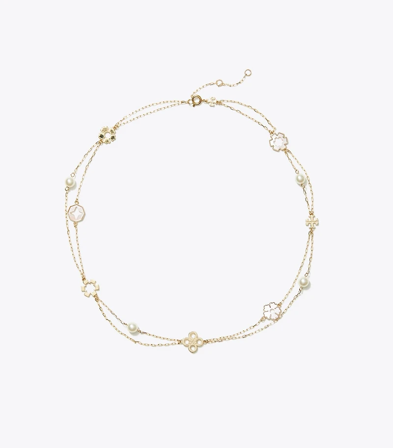 Forget Me Not Layered Necklace