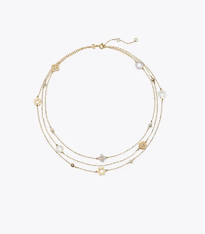 Forget Me Not Multi-Strand Necklace