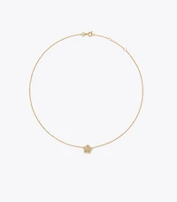 Forget Me Not Pavé Pendant Necklace