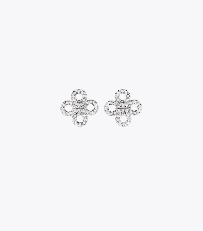 Forget Me Not Pavé Stud Earrings