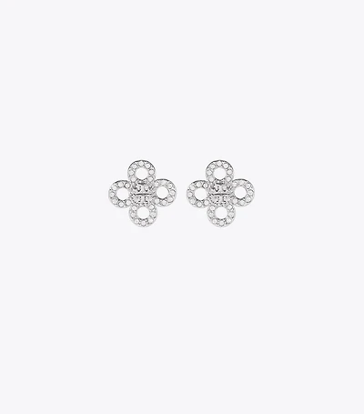 Forget Me Not Pavé Stud Earrings