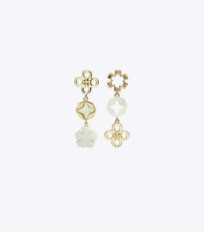 Forget Me Not Pearl Linear Earrings