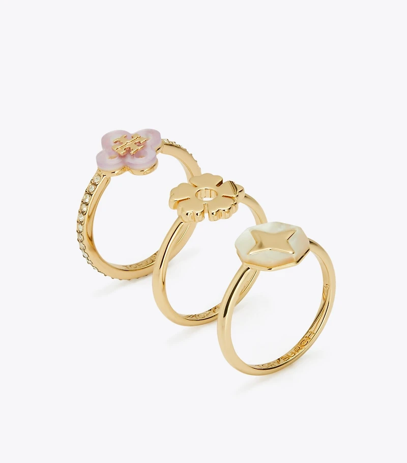 Forget Me Not Stacking Ring Set