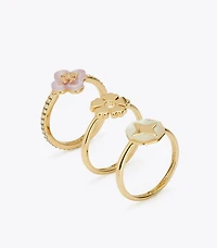 Forget Me Not Stacking Ring Set