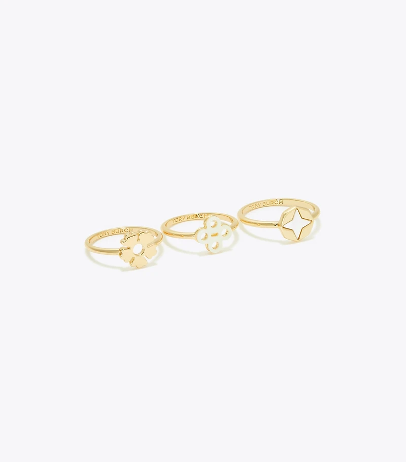 Forget Me Not Stacking Ring Set