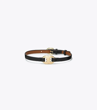 Gemini Link Leather Bracelet