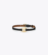 Gemini Link Leather Bracelet