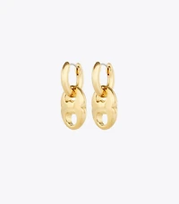 Gemini Link Small Hoop Earrings