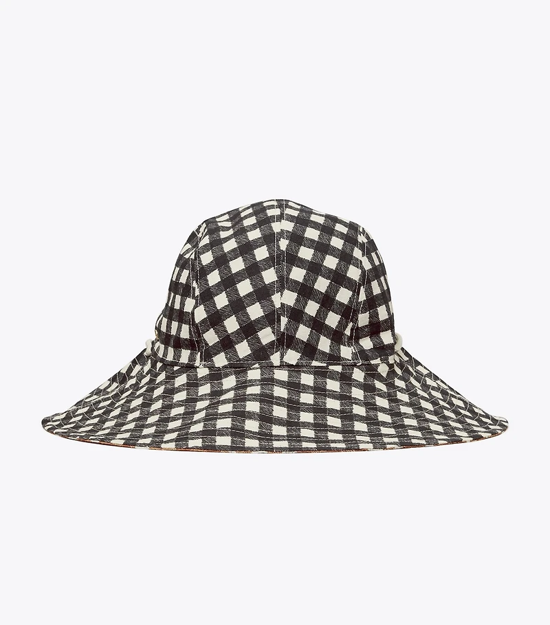 Gingham Reversible Bucket Hat