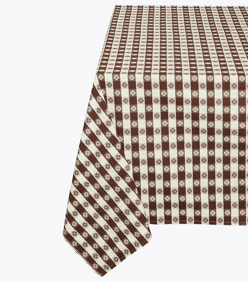 Gingham Tablecloth, 120" x 70"