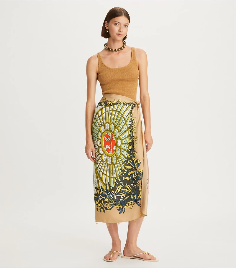 Greenhouse Silk Square Scarf