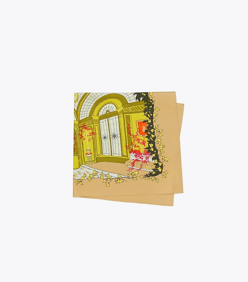 Greenhouse Silk Square Scarf