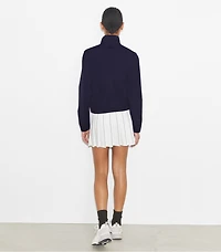 Half-Zip Nylon Golf Jacket