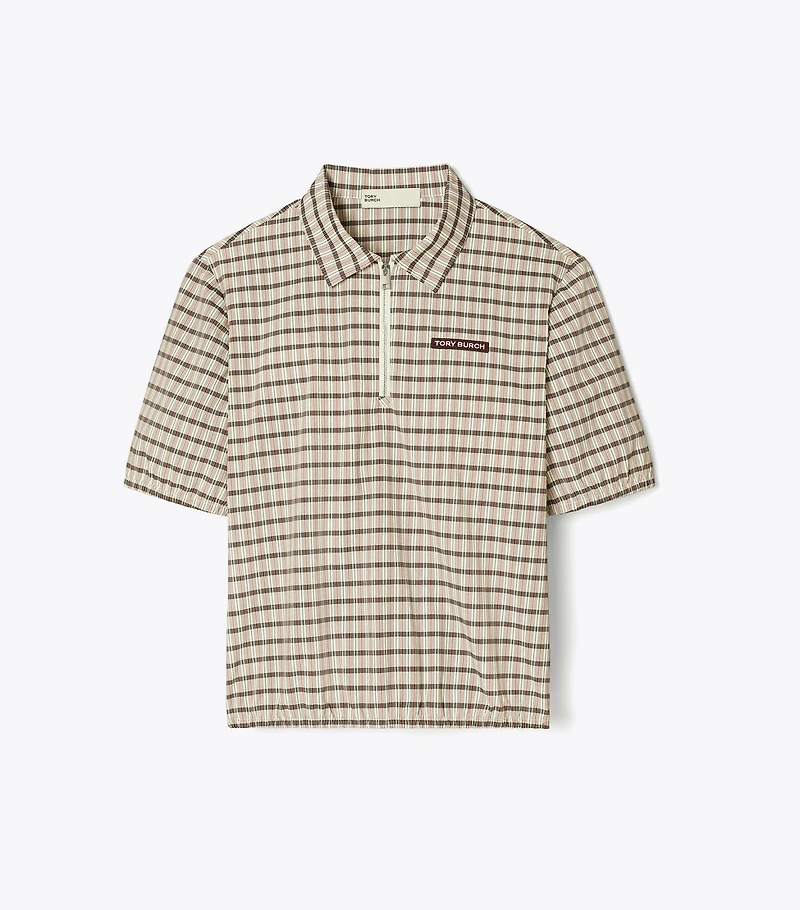 Half-Zip Yarn-Dye Polo