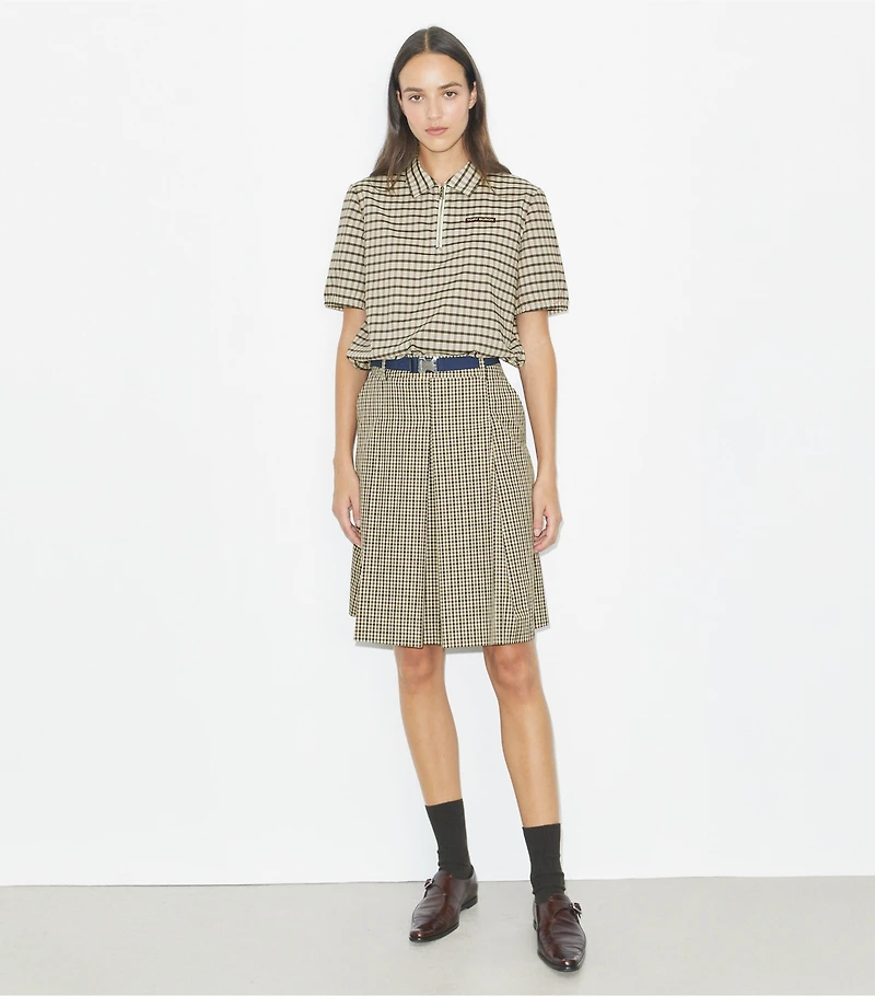 Half-Zip Yarn-Dye Polo