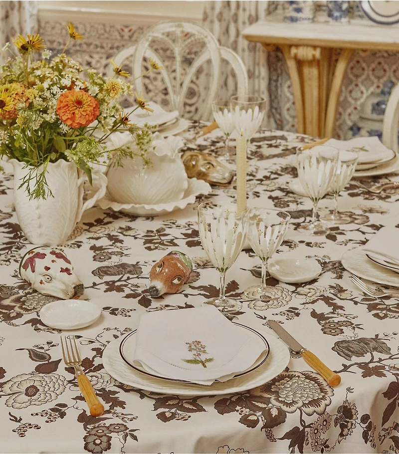 Happy Times Bouquet Square Tablecloth, 70" x