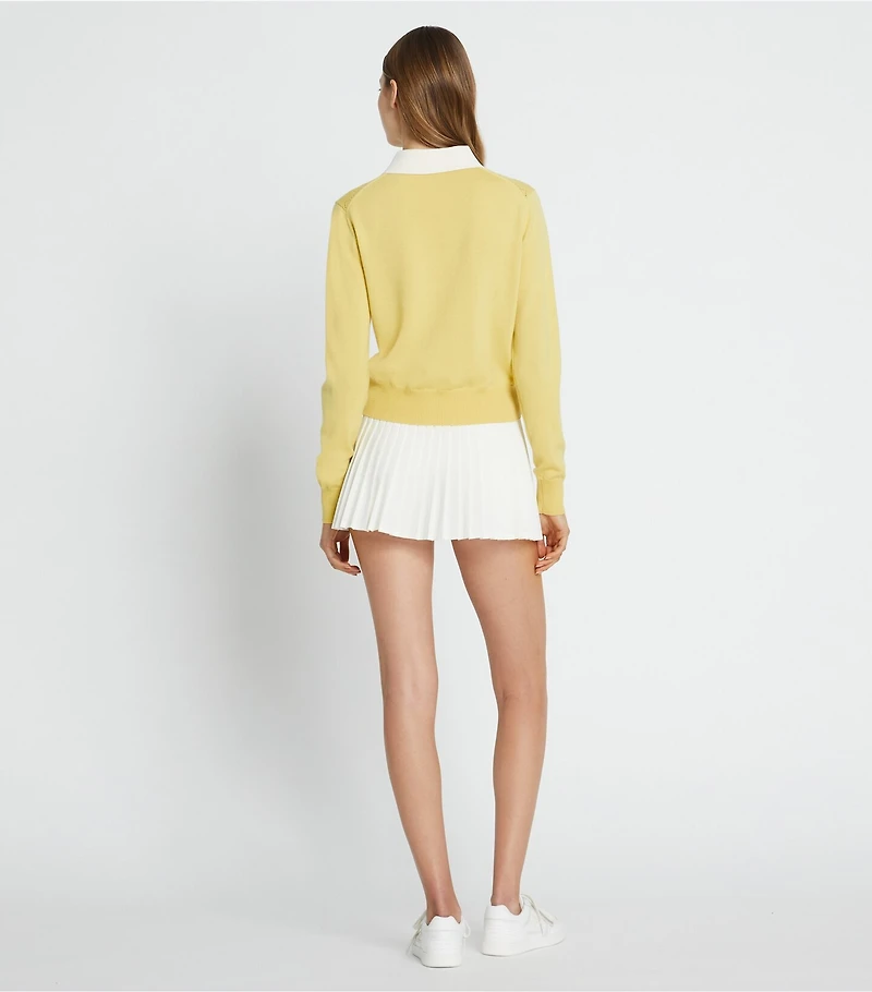 Heart Pointelle Sweater