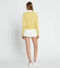 Heart Pointelle Sweater