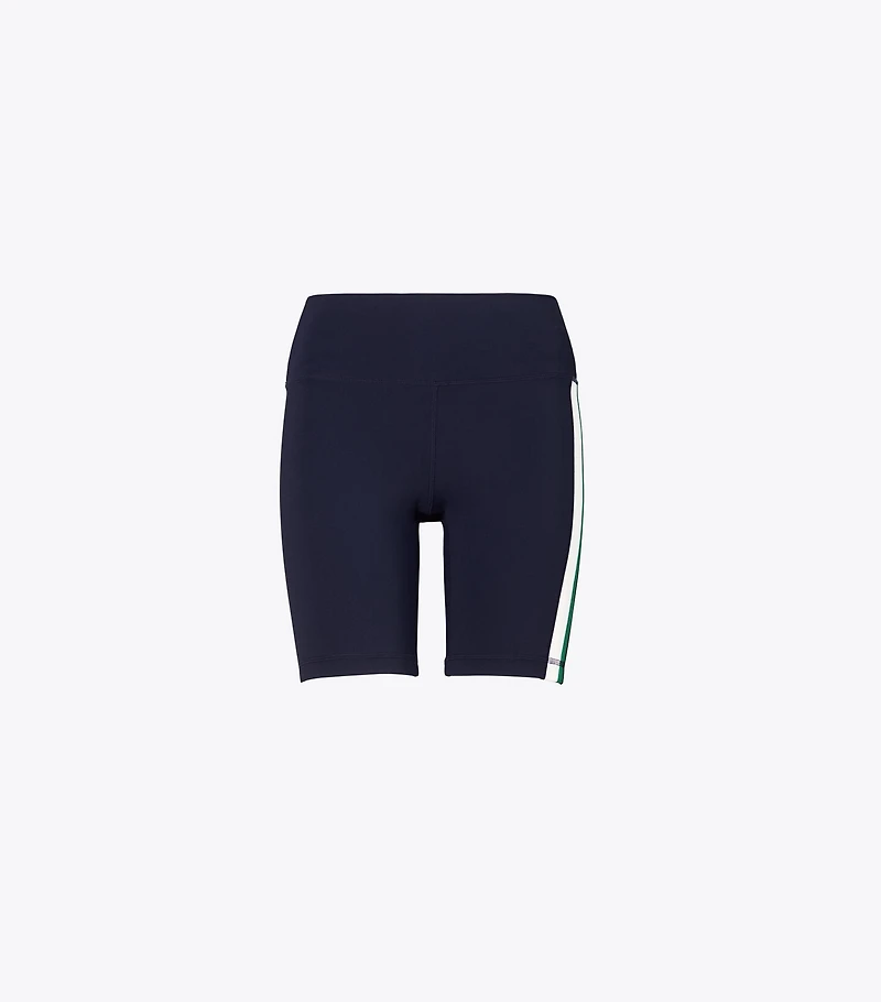 High-Rise Sculpt Compression Side-Stripe Bike Shorts