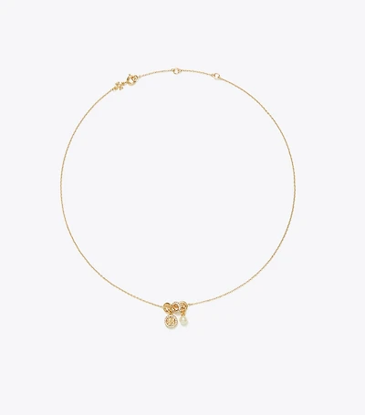 Icon Pavé Charm Pendant Necklace