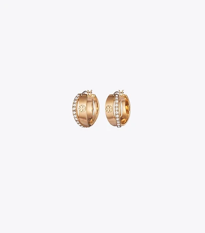 Icon Pavé Double Hoop Earring
