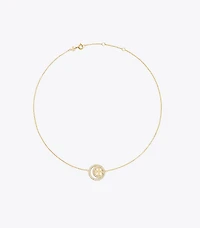 Icon Pavé Double Ring Pendant