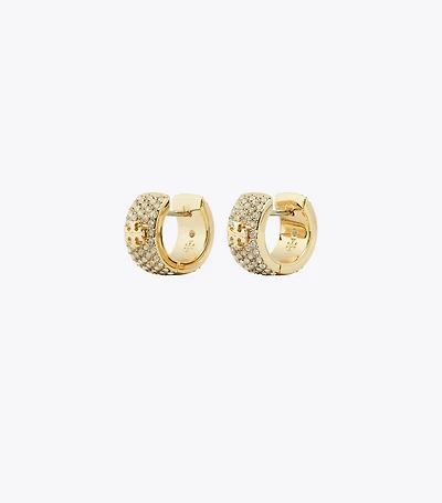 Icon Pavé Huggie Earrings