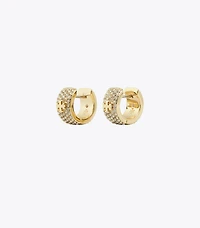 Icon Pavé Huggie Earrings